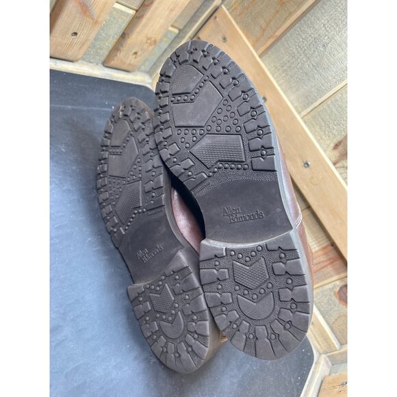 Allen Edmonds Logan Brown Leather Ankle Boots Size 9D Mens - Picture 8 of 9